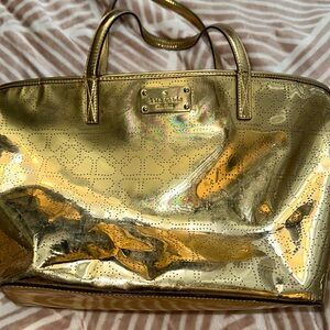 Kate spade metallic bag
